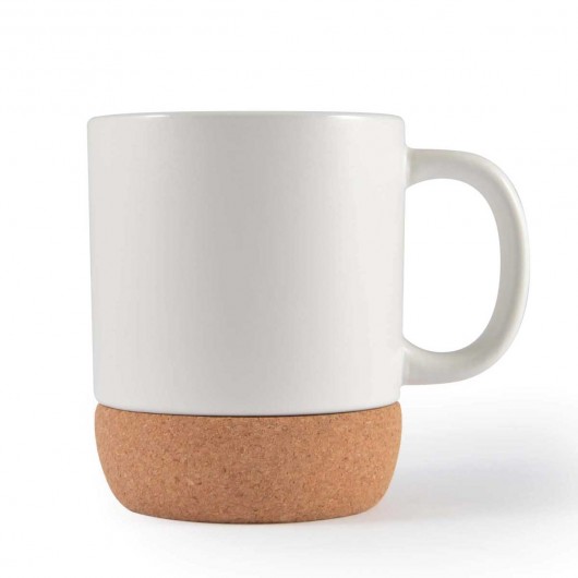 Promotional White Deakin Ceramic Mugs